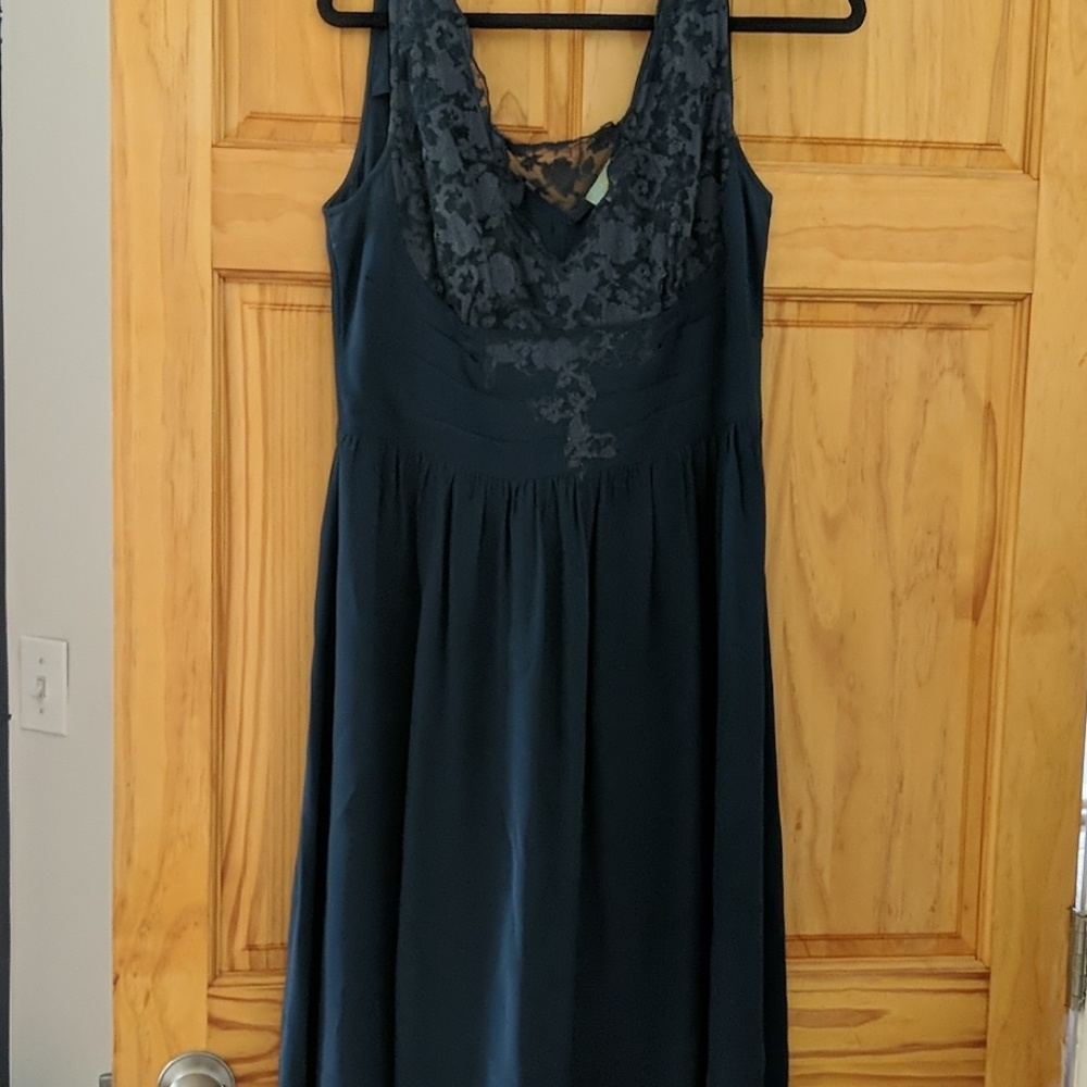 Blue lacey dress